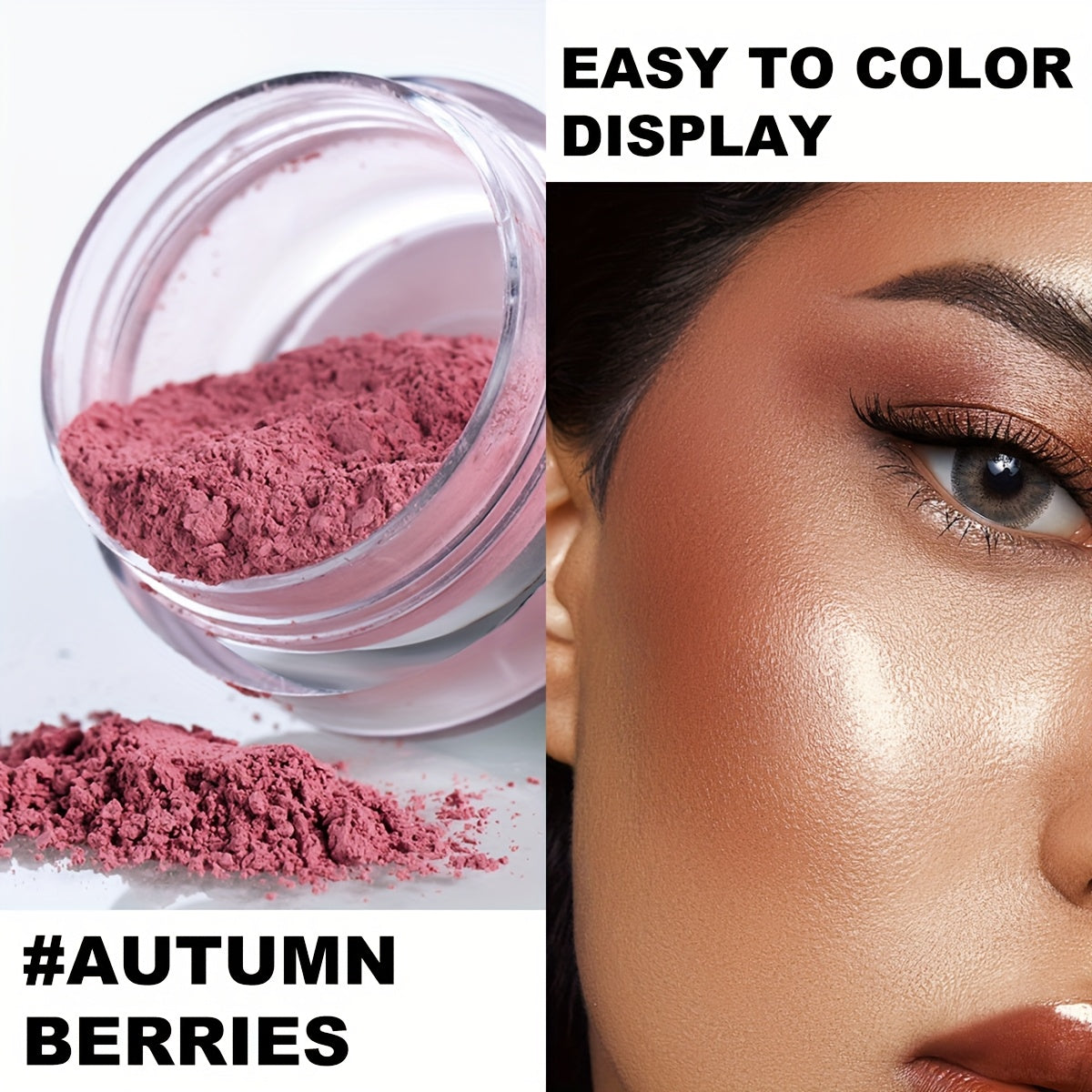 Women Blush Highlight Contouring Natural Makeup Caramel Ginkgo