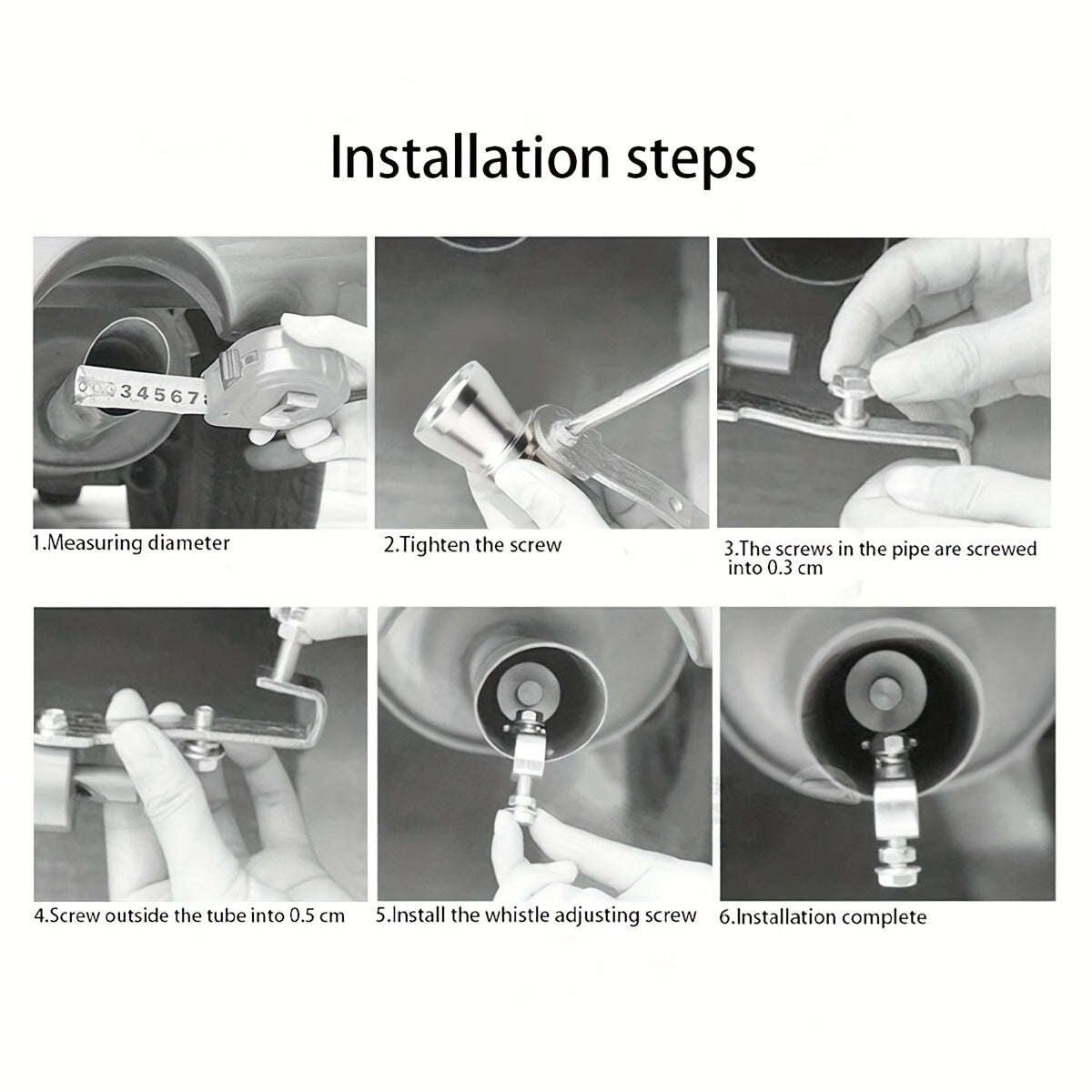 Barqaror Alyuminiy Turbo Chiqish Soni Avtomobil Tahriri Ovozi Mikrofon