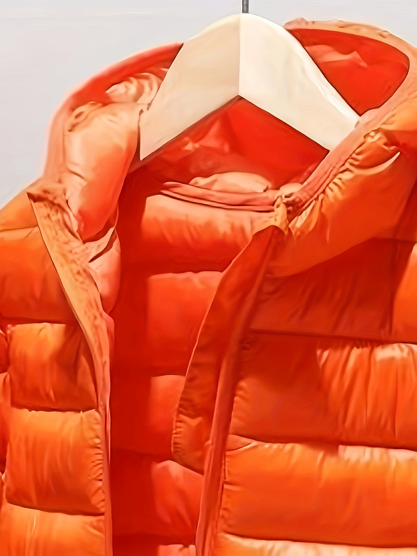 Детская пуховка из полиэстера с капюшоном, молния, однотонный цвет, осень-зима, для мальчиков