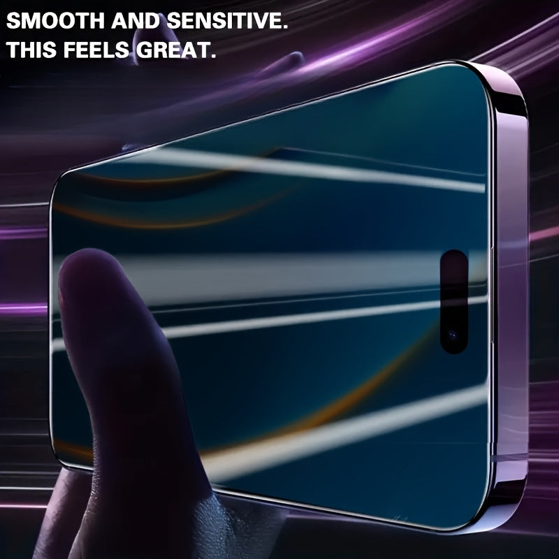 3pcs Full Cover Privacy Tempered Glass Screen Protectors for iPhone 14 15 Pro Max