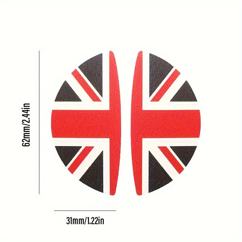 2 dona Avtomobil eshigi tutqichlari himoya qiluvchi stikerlar, qarishga qarshi decal'lar, Cooper S uchun