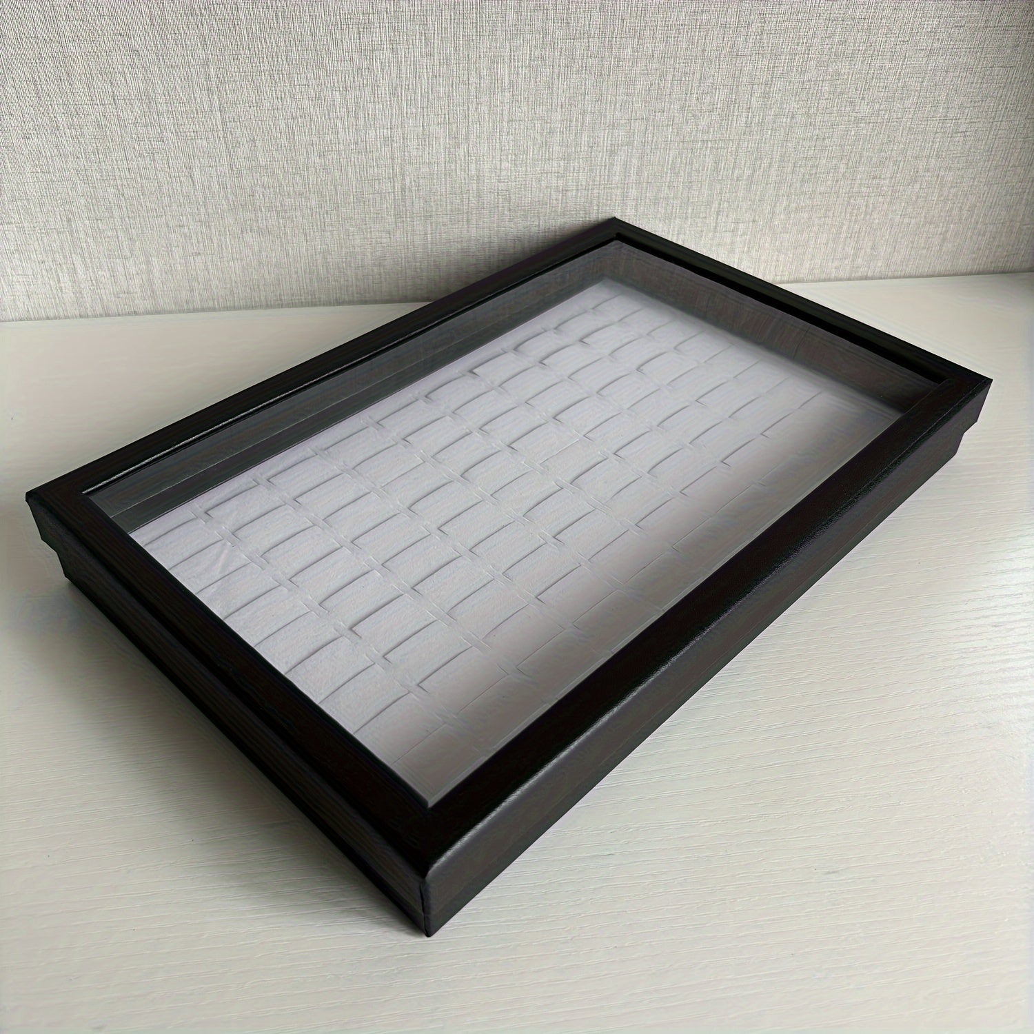 Caja de almacenamiento para joyas con 100 compartimentos para anillos y organizador de joyas