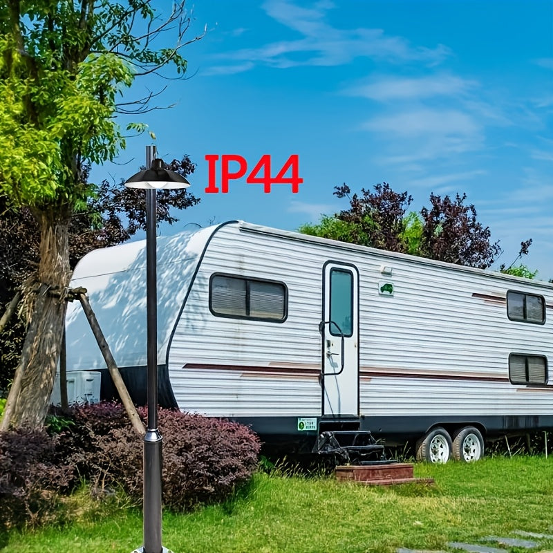 Solar Pendant Light Double-Head Chandelier Remote Control Indoor Outdoor Use