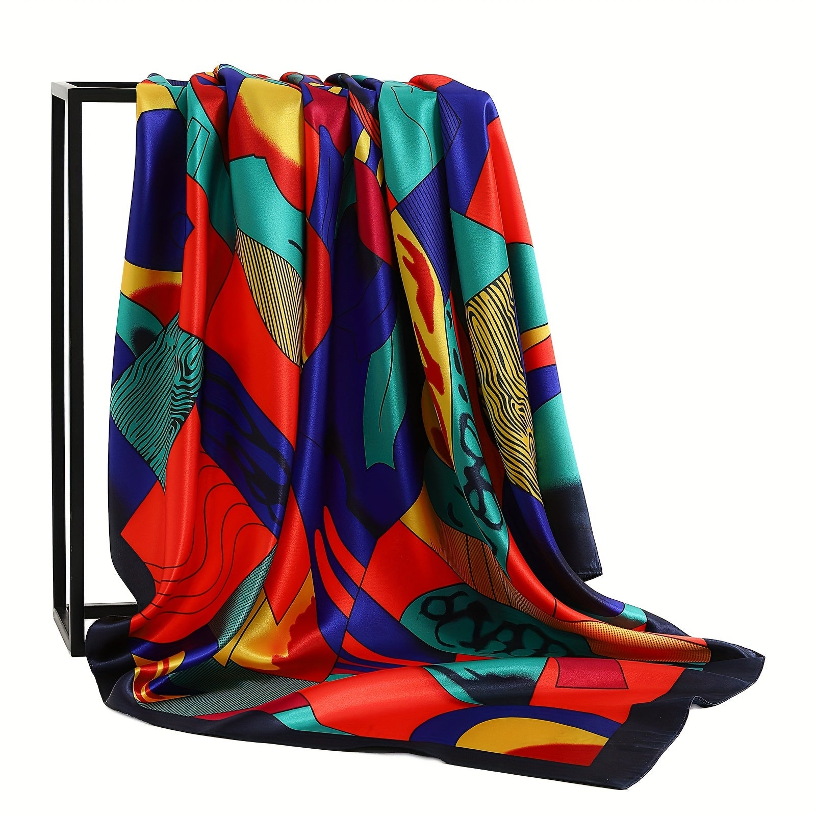 90x90cm Outdoor Square Bandanna Polyester Windproof Sun Protection Scarf