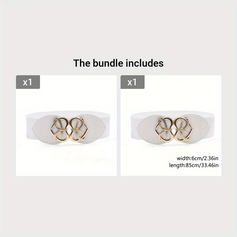 Женский эластичный пояс с пряжкой в форме сердца для повседневных и западных нарядов