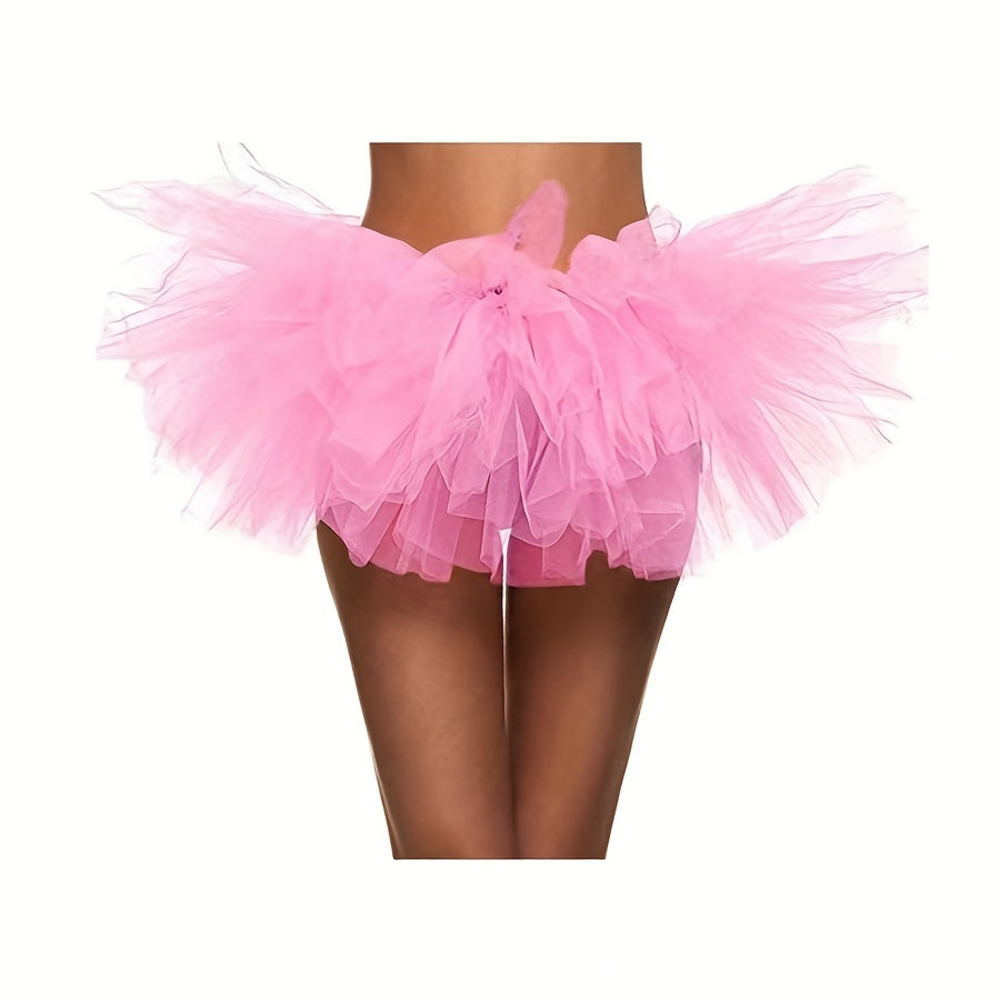 Girls Tutu Skirt 5-Layer Ballet Dance Skirt for Parties and Performances