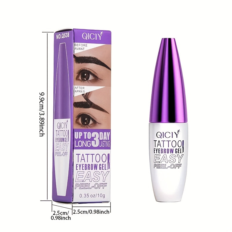 Waterproof Eyebrow Tint Stick Long-Lasting Smudge-Proof Brow Dye
