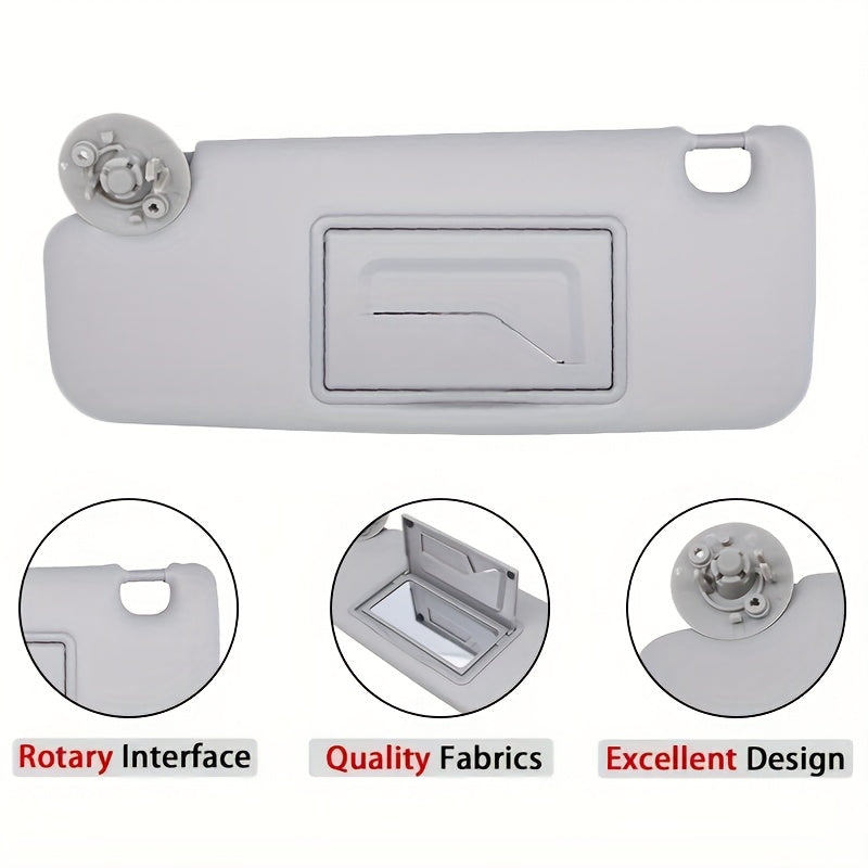 Driver Side Sun Visor Polyester Replacement for Chevrolet Sonic Spark