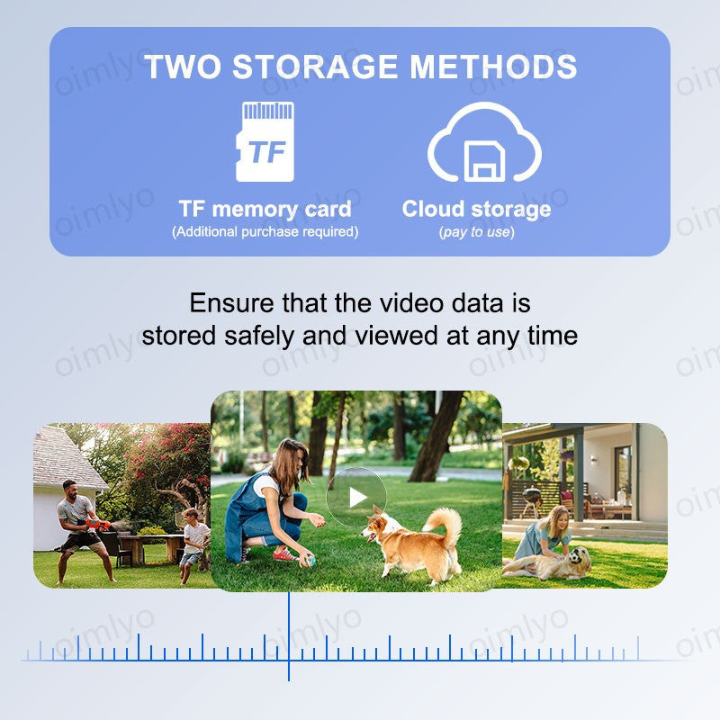 1080p HD Outdoor WiFi Security Camera with Panoramic View Waterproof Motion Detection and Two-Way Audio