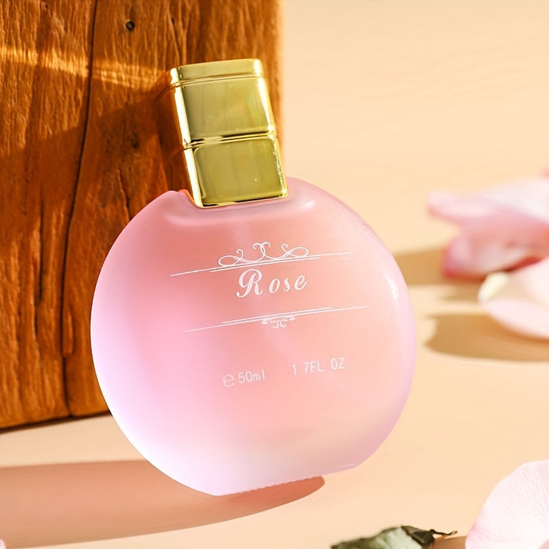 Women’s Rose Floral Scent Eau de Toilette 50ml Citrus Lemon White Flowers Amber