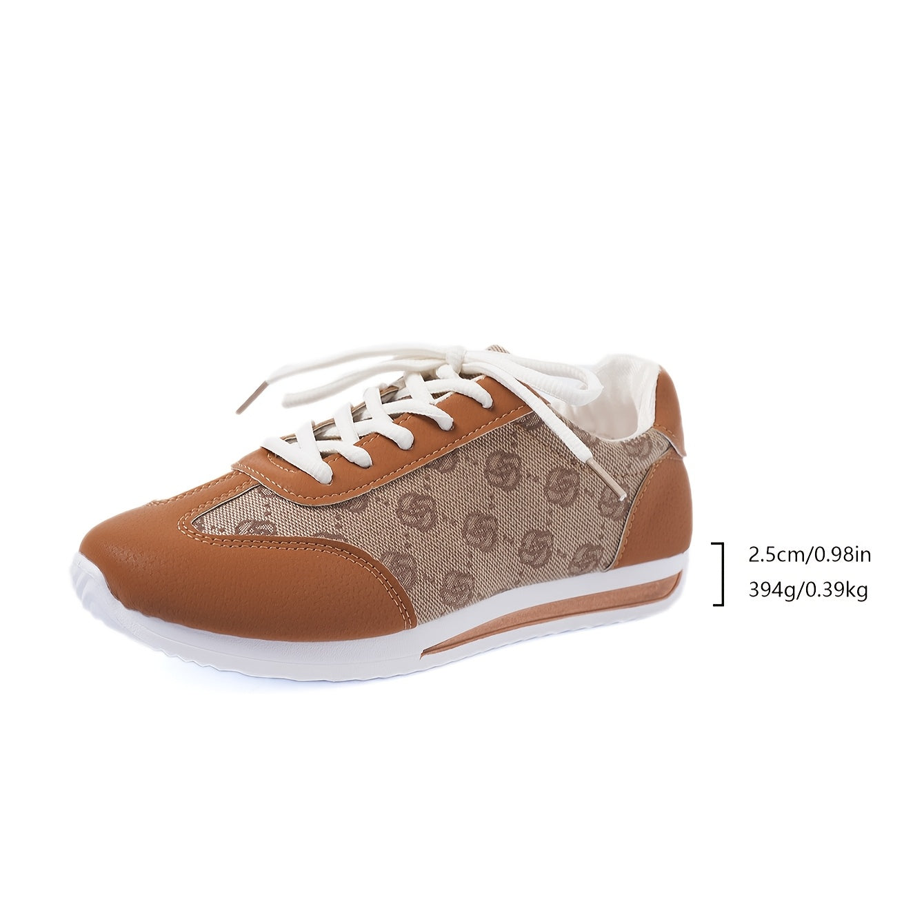 Women's Fashion Sneakers All-Season Low Top Casual Lace-Up Round Toe Rubber Sole