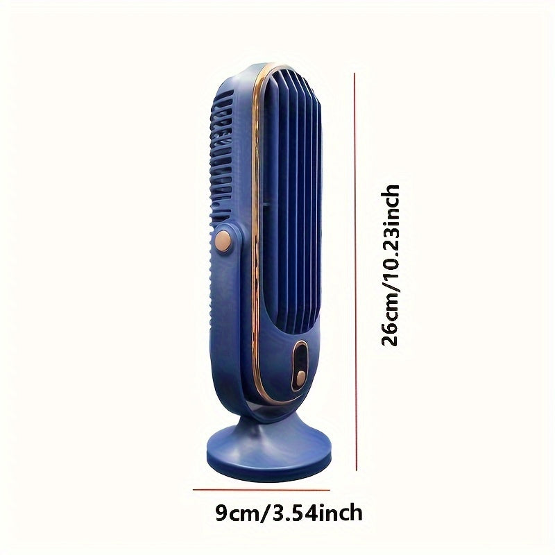 Portable Air Cooler Fan with 5-Speed, 720° Hair Dryer, Compact and Rechargeable