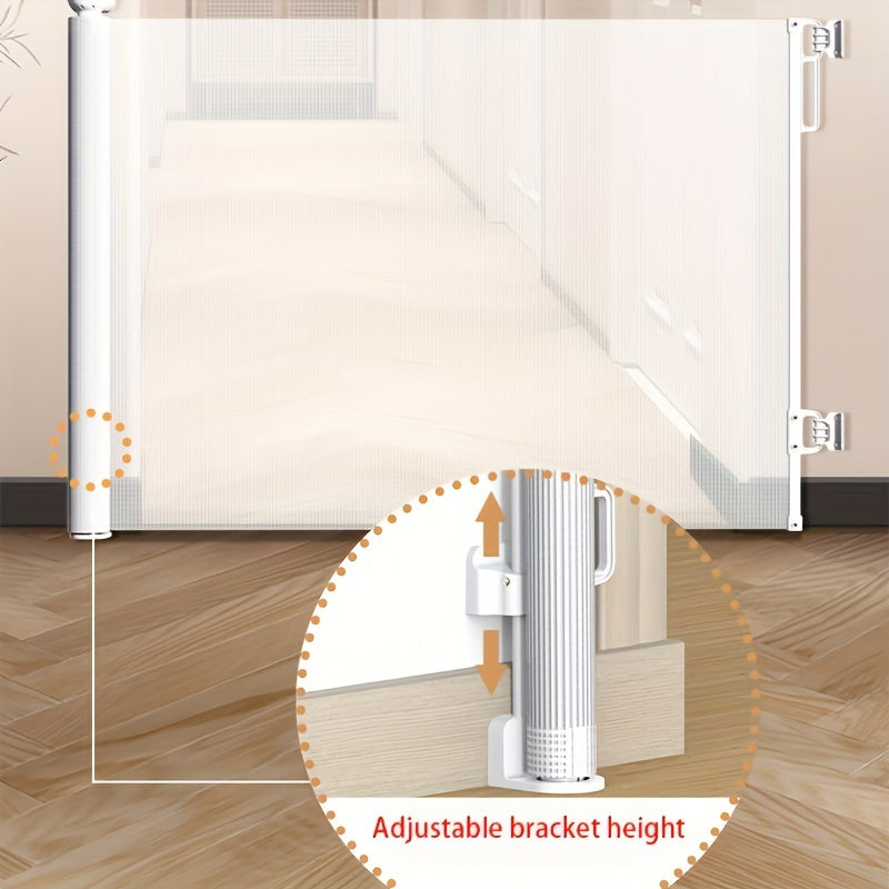 Uy ichidagi tortib olinadigan zinapoya va eshik uchun xavfsizlik qoʻriqlagichi, uy hayvonlari va bolalar uchun