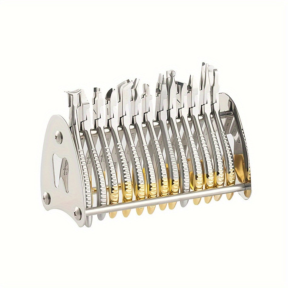 Stainless Steel Dental Model Stand Durable Organizer for Dental Practice