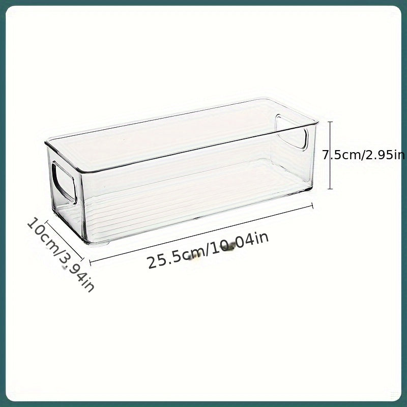 Plastic Food Storage Container with Handle Drawer Design Freezer Safe Veggie Organizer