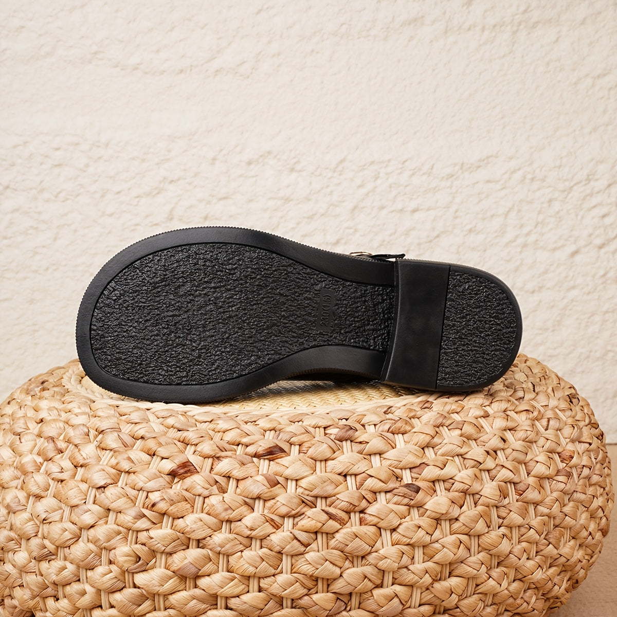 Women Black Mary Jane Loafers Retro Japanese Style Slip-On Round Toe