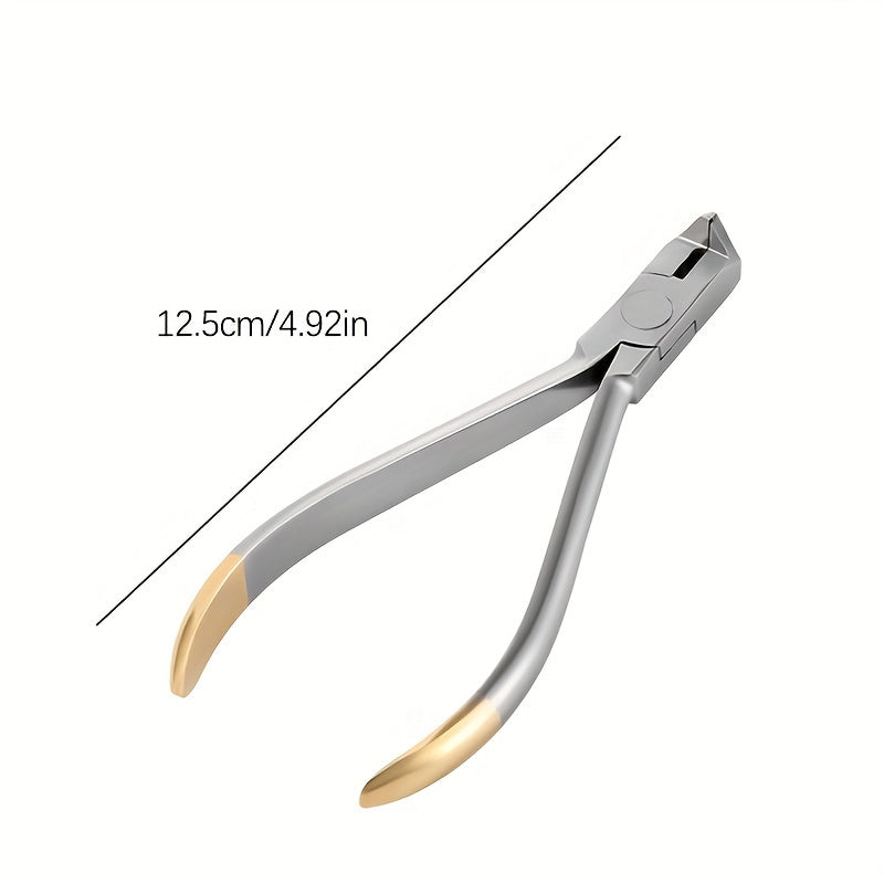 Precision Stainless Steel Wire Cutters Ergonomic Grip Sharp Blade Nickel Titanium Coated
