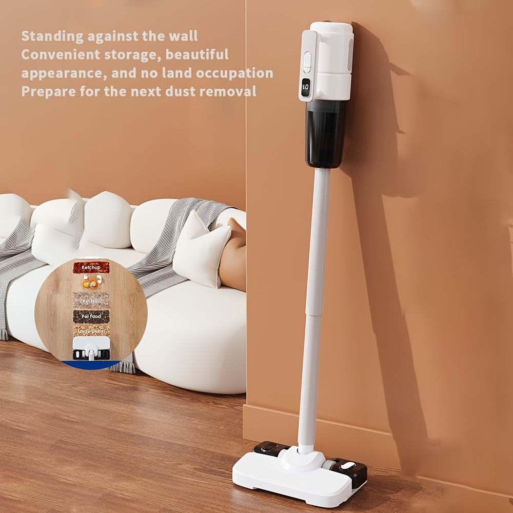 6000mAh quvvatlanadigan batareyali qo'l vakuum tozalagich, USB zaryadlash bilan 5-in-1 portativ chang tozalagich, 45dB shovqinsiz ishlash, 6.5KPa so'rish kuchi, avtomobil, uy, ofis va uy hayvonlari uchun mos