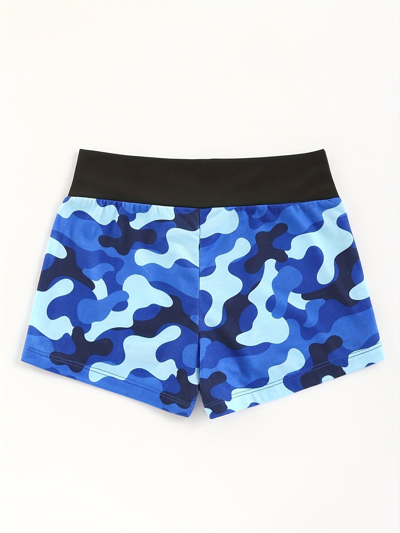 Women's Colorblock Lounge Shorts with Elastic Waistband for Sleep and Casual Wear