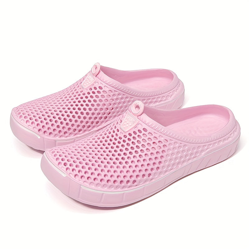 Unisex Summer Water-Friendly Breathable Holey Slip-On Beach Sandals