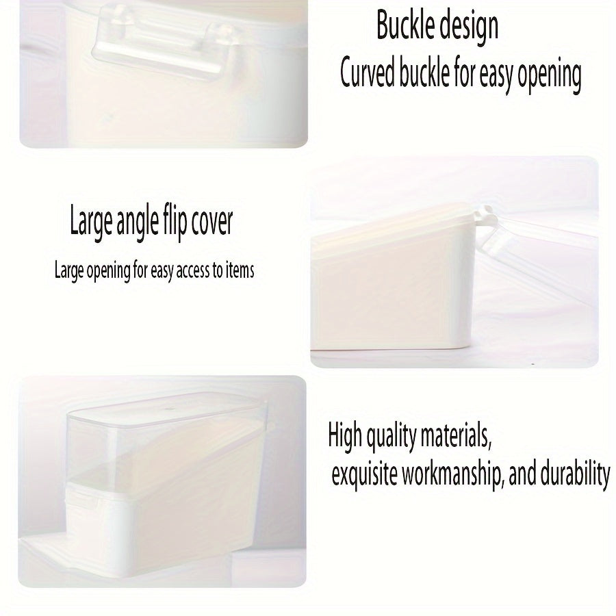 Pishloq, deli go'shti, sariyog', qahva, atıştırmalıklar va boshqalar uchun oziq-ovqat xavfsiz plastik saqlash qutisi - muzlatgichni tartibga solish va uy saqlash ehtiyojlari uchun mukammal