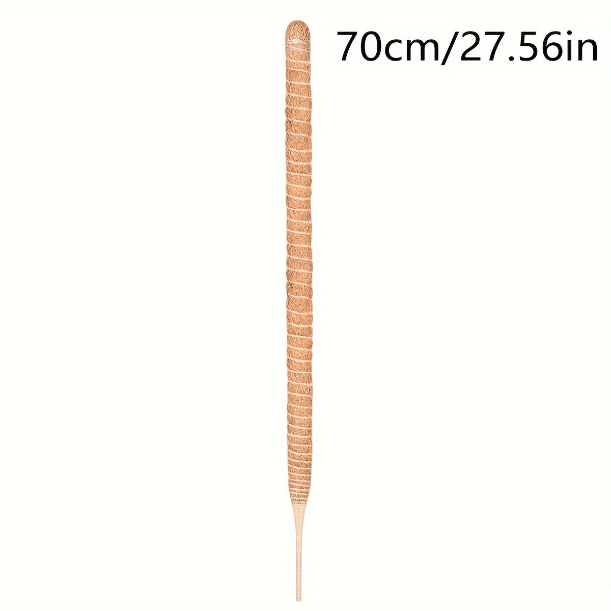 Metal Moss Pole for Monstera Climbing Plants Indoor Support Extension Light Brown