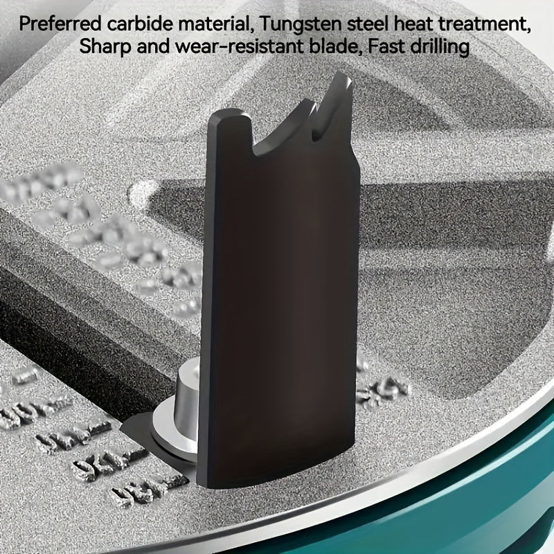 Adjustable Hole Saw Set 45-130mm for Wood Plastic Drywall Metal with Center Drill