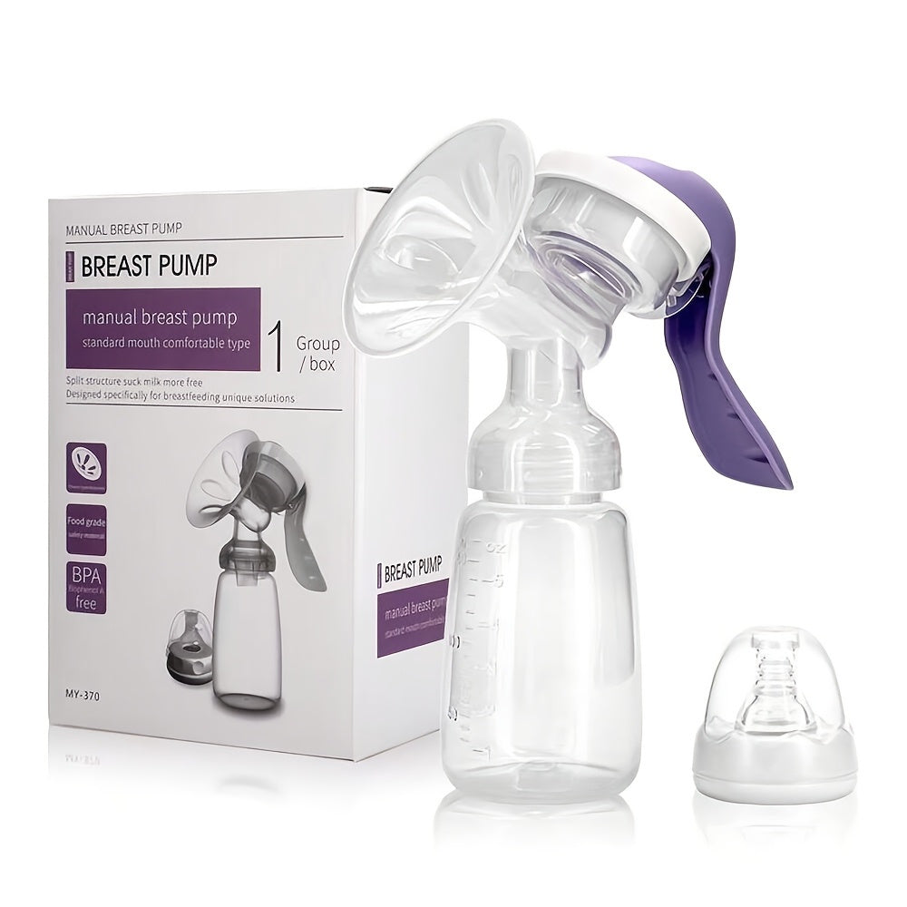 5oz Portable Manual Breast Pump BPA-Free for New Moms Postpartum Nursing