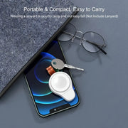 1-9 Series va SE Ultra bilan mos keladigan portativ magnit iWatch zaryadlovchisi; batareyasiz USB quvvat; maksimal kuchlanish 36V; ayolga-ayol ulanish.