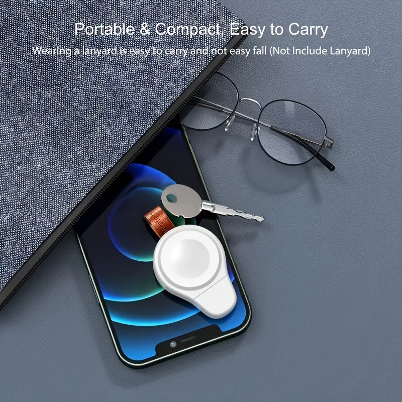 1-9 Series va SE Ultra bilan mos keladigan portativ magnit iWatch zaryadlovchisi; batareyasiz USB quvvat; maksimal kuchlanish 36V; ayolga-ayol ulanish.