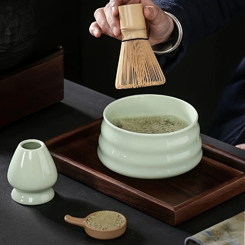 Complete Matcha Tea Tools Set with Bowl and Utensils for Home Tea Parties