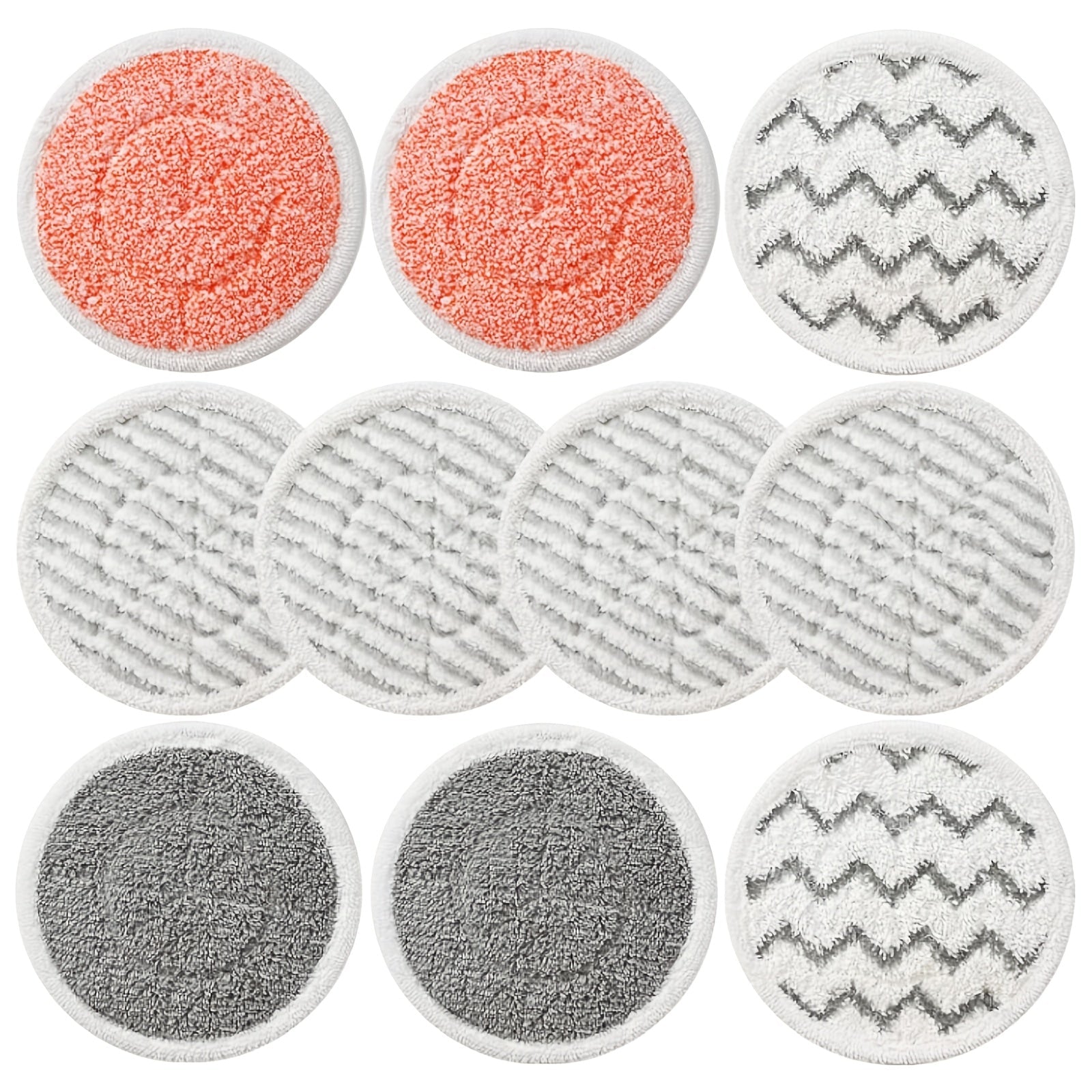 Steam Mop Pads Pack of 10 Compatible with S7001 S8201 S7000AMZ