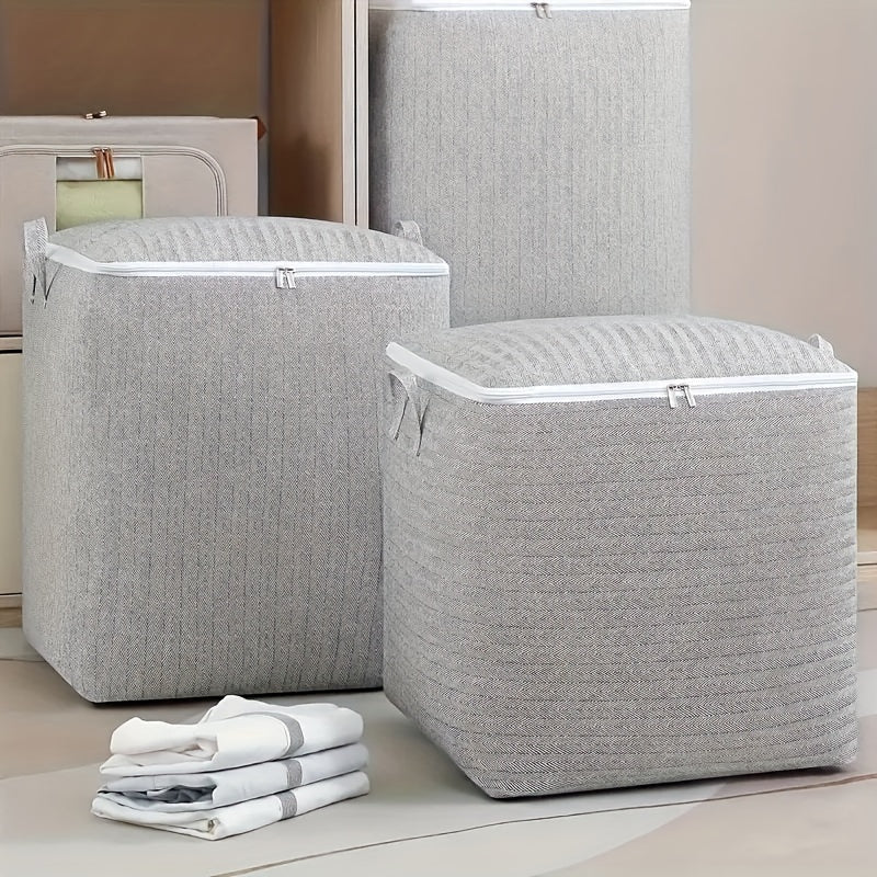 Foldable Storage Bag for Wardrobe and Bedding Organizing Large Capacity