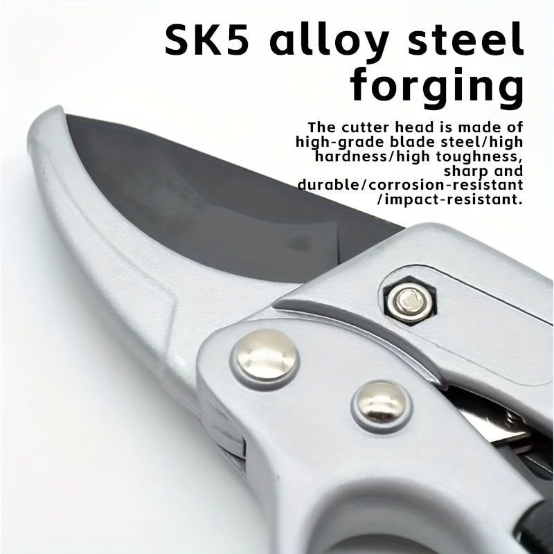 Pruning Shears with Spring for Fruit Picking and Branch Pruning Garden Tool