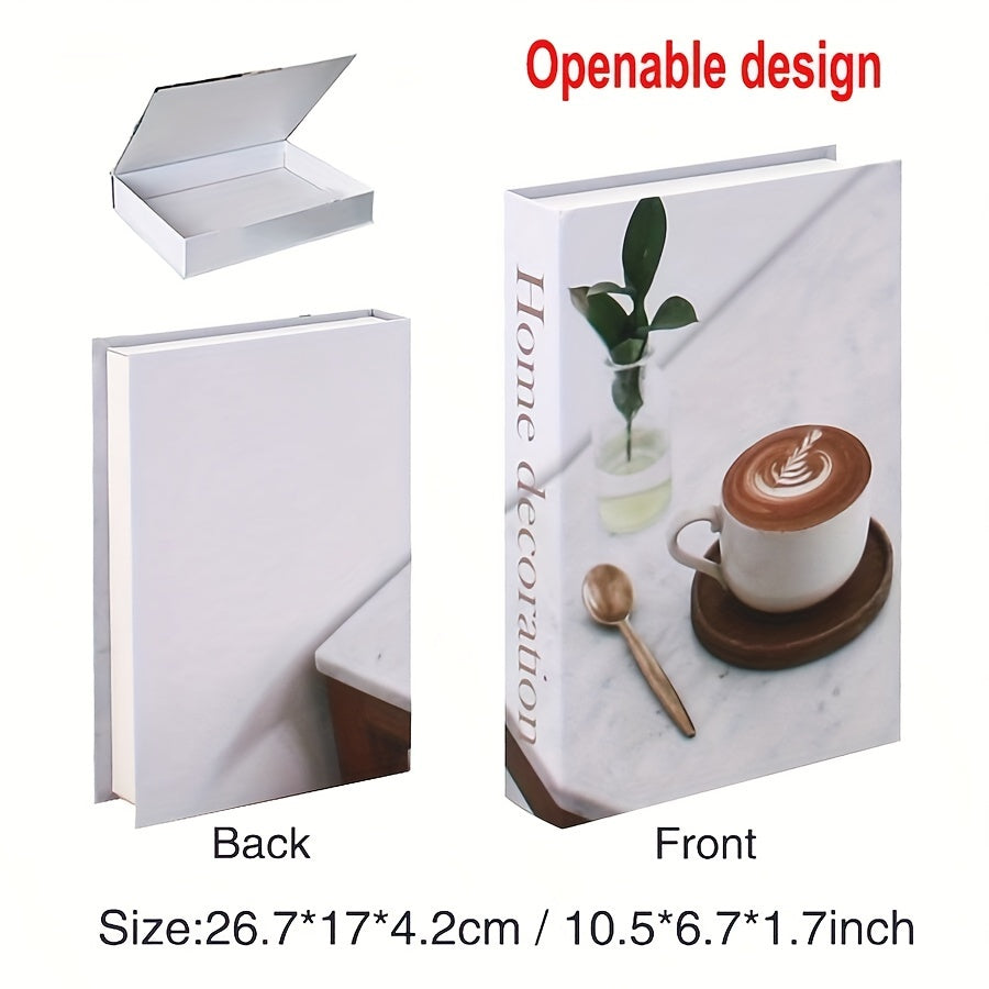 Decorative Fake Book Ornament for Living Rooms and Offices