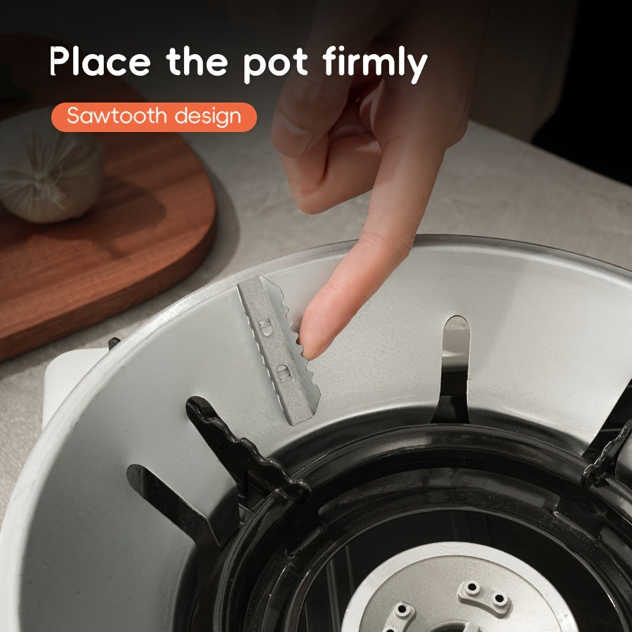 Gas Stove Burner Covers Heat-Resistant Non-Slip Rings for Cooking Fits Flat Round Pans