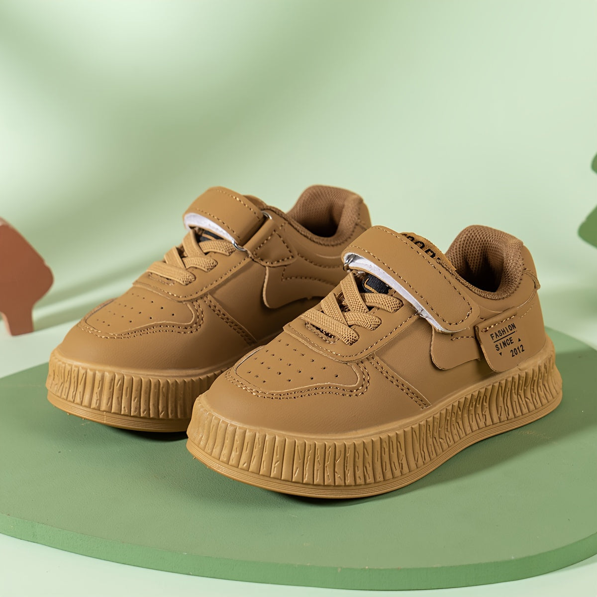 Baby Girls Sneakers Lightweight Breathable Spring Autumn Low Top PU PVC EVA Fabric