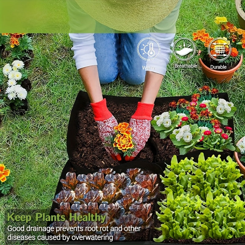 Bo'shliq bilan ta'minlangan ko'tarilgan bog' qutisi, sabzavotlar, o'simliklar va gullarni ochiq havoda yetishtirish uchun nafas oladigan ekish idishlari.