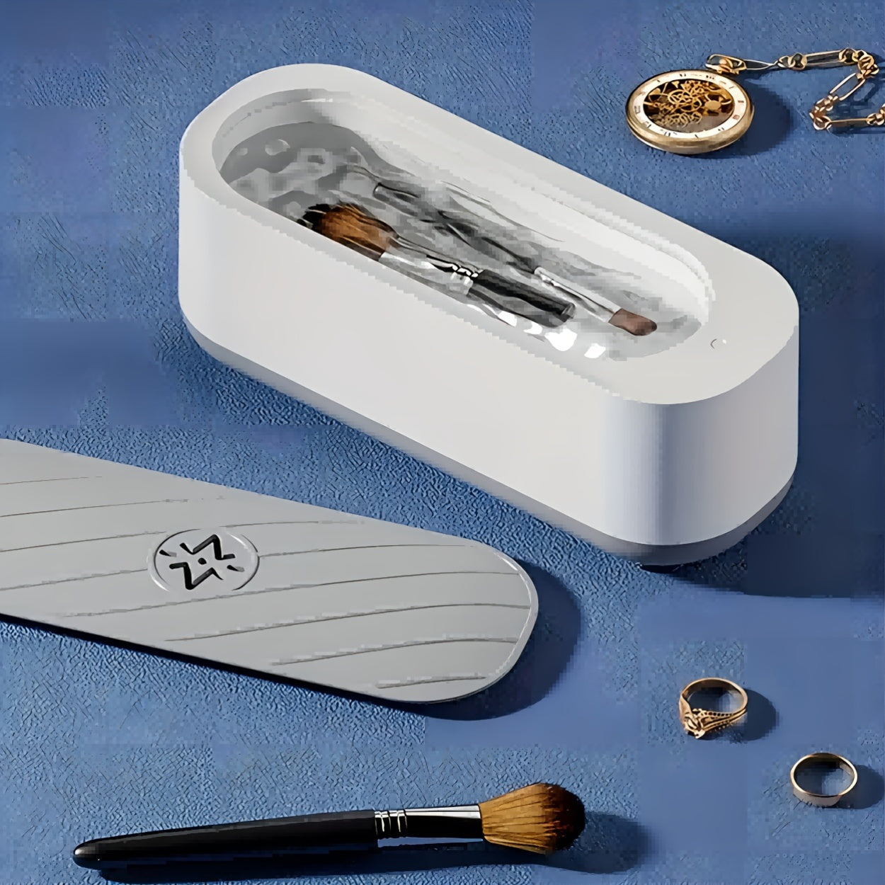Portable Multi-Functional Cleaning Box with High-Frequency Vibration for Jewelry