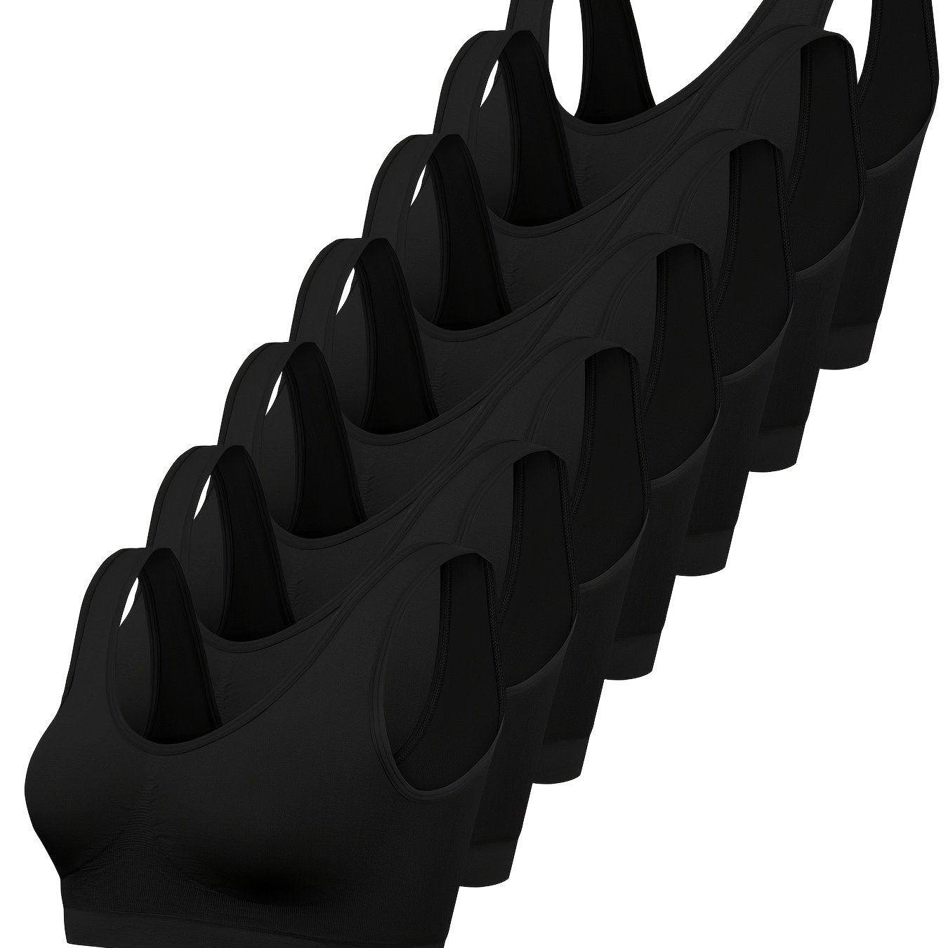 7-Piece Seamless Sports Bra Set for Women Breathable and Comfortable