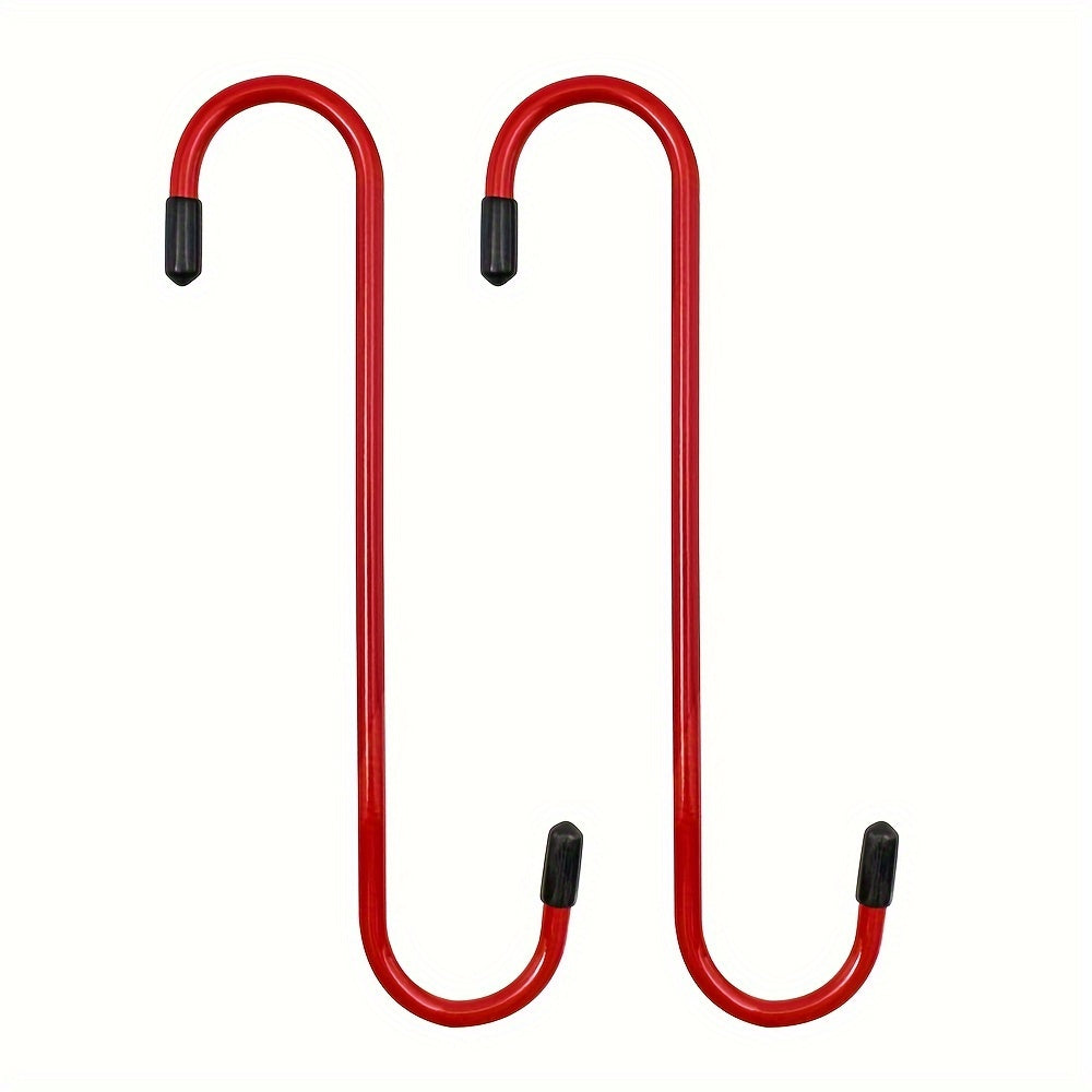 2Pcs Steel Brake Caliper Hangers with Rubber Tips for Auto Repair