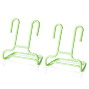 Juego de organizadores de zapateros colgantes de plástico, almacenamiento de zapatos que ahorra espacio para la sala de estar