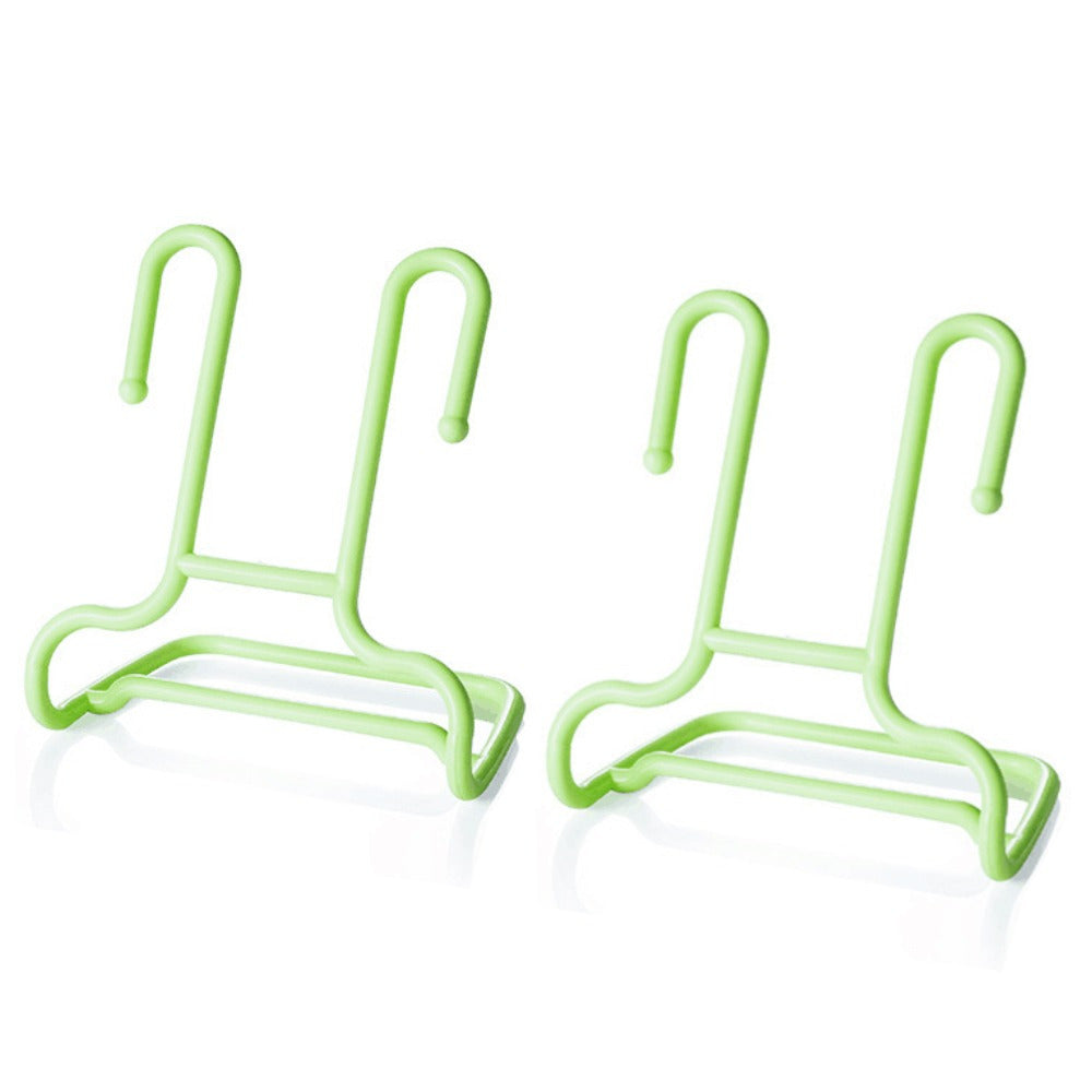 Juego de organizadores de zapateros colgantes de plástico, almacenamiento de zapatos que ahorra espacio para la sala de estar