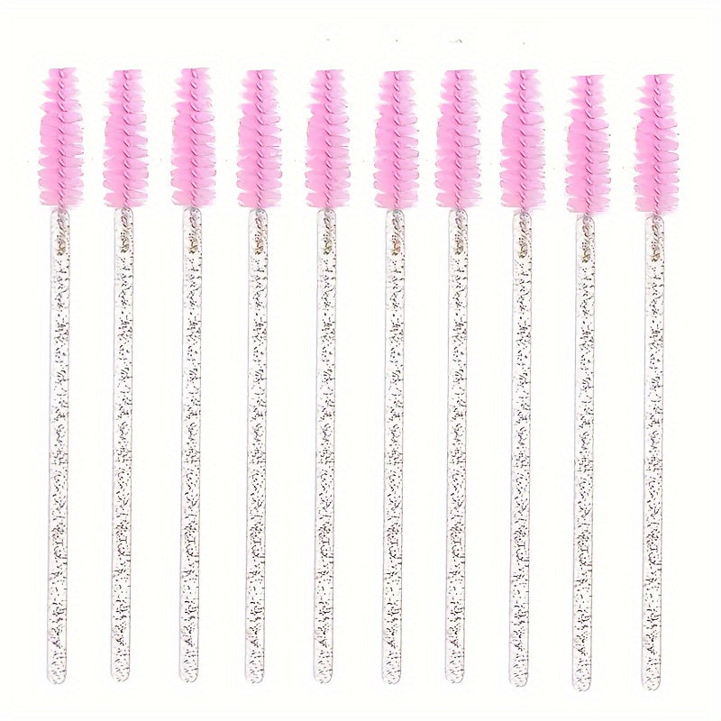 Набор щеточек для ресниц и бровей с коробкой для хранения, не водостойкий, 10/100 шт.