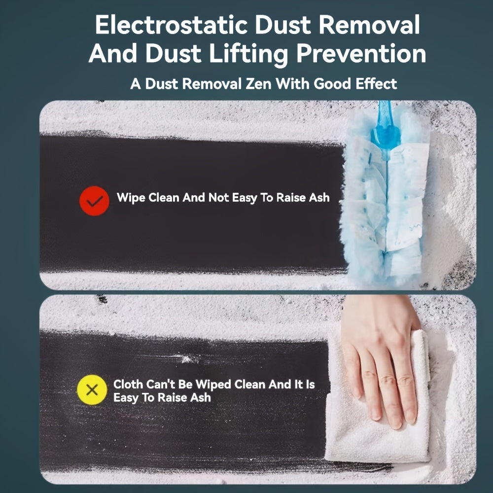 Disposable Electrostatic Dusting Cloths Refill Pack 60/80 Sheets for Home and Car Cleaning