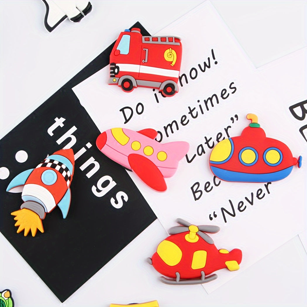 Small Car and Airplane Sticker Decals for Party Office Decor Kitchen Whiteboards Lockers Dishwasher Home Christmas Gifts