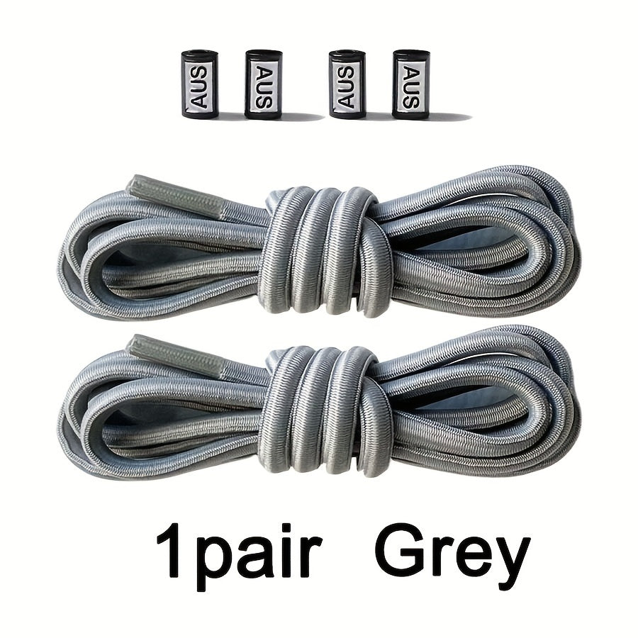 Unisex Elastic Colorful Shoelaces Durable Comfortable Adjustable