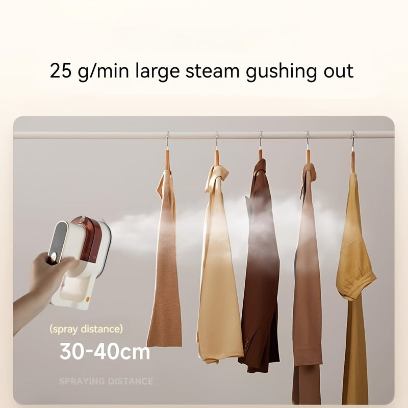 Plancha de vapor portátil de mano para viajes y telas, compacta y fácil de usar