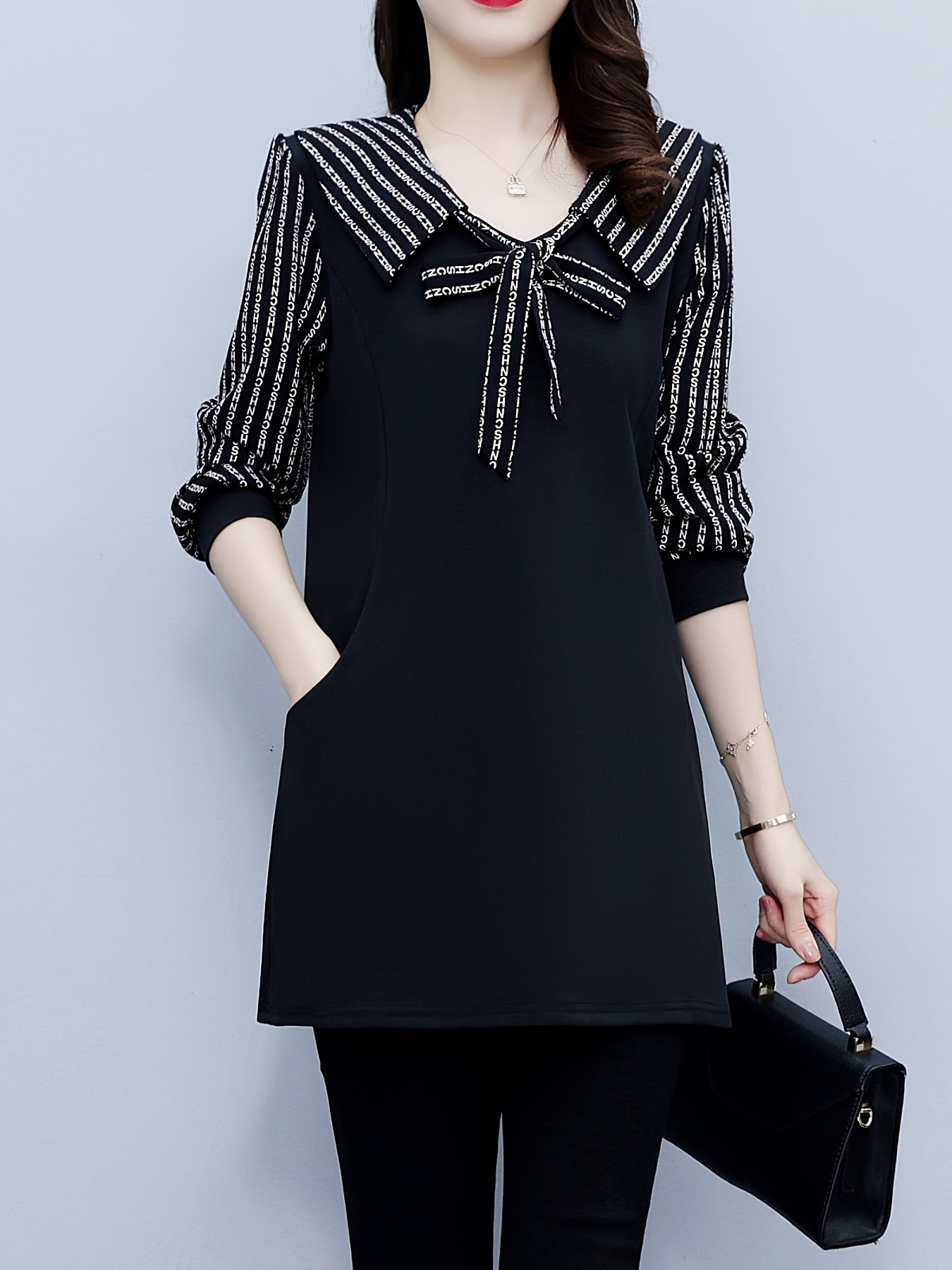 Women's Floral Chiffon Short Sleeve Spring Autumn Western Style Top