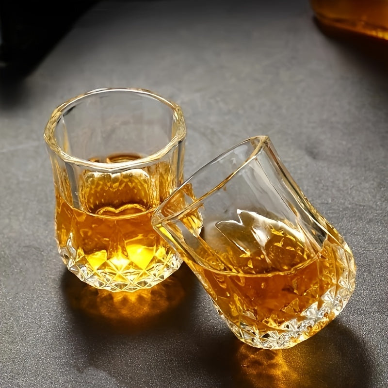 Set of 6 50ml Glass Shot Glasses for Bar and KTV Use